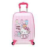 Amletg  2018 Cartoon Kids Travel Trolley Bags Suitcase For Kids Children Luggage Suitcase Rolling