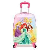 Amletg  2018 Cartoon Kids Travel Trolley Bags Suitcase For Kids Children Luggage Suitcase Rolling