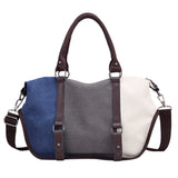 Women Fashion Split Joint Crossbody Bag Shoulder Bag Handbag Totes