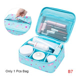 New Cute Printing Cosmetic Storage Bag Women Travel Toiletry Beauty Makeup Case Luggage Organizer