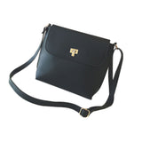 Fashion Women Pure Color Leather Crossbody Bags Messenger Shoulder Bag