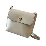 Fashion Women Pure Color Leather Crossbody Bags Messenger Shoulder Bag