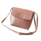 Fashion Women Pure Color Leather Crossbody Bags Messenger Shoulder Bag