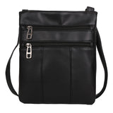 Fashion Women Pure Color Leather Crossbody Bags Messenger Shoulder Bag