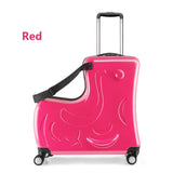 New Children Rolling Luggage Spinner 20 Inch Wheels Suitcase Kids Cabin Trolley Student Travel
