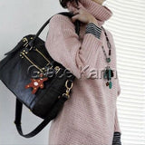 Women Pu Leather Handbag Shoulder Messneger Bag Satchel Hobo Bag Tote