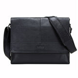 Contact'S Genuine Leather Men'S Shoulder Bag For Laptop 12'' Crossbody Bags Male Bolsa Top