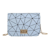 Womens Fashion Leather Crossbody Bag Splice Shoulder Bags Messenger Bag