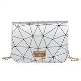 Womens Fashion Leather Crossbody Bag Splice Shoulder Bags Messenger Bag