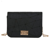 Womens Fashion Leather Crossbody Bag Splice Shoulder Bags Messenger Bag