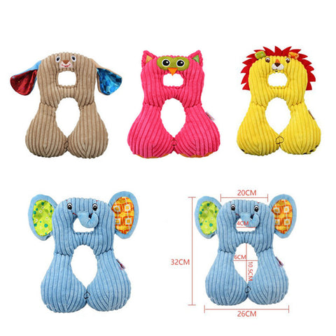 Baby Travel Cushion Neck Head Pillow Cute Animal Baby Travel Neck Cushion Car Safety Seat Neck Head