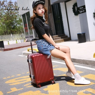 Travel Tale Rhigh Quality, Concise And Easy, Fashionable 20/24 Inches Pc Rolling Luggage Spinner
