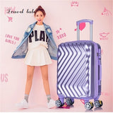 Travel Tale Twill Fashionable High Quality Can Boarding 20/24 Inches Pc Rolling Luggage Spinner