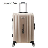Travel Tale Contracted Pc 20/24Inches Rolling Luggage Spinner Brand Travel Suitcase Fashion