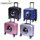 Carrylove Breathable, Convenient, Travel With Your Pet 16 Inch Size  Abs Rolling Luggage Spinner