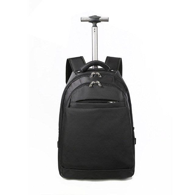 New Men Business Light Travel Trolley Backpack Rolling Luggage Casters Trolley Carry On Suitcase
