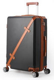 Retro Wheel Suitcase 20"24"28Inch  Women'S Trolley Case Men'S Business Pc + Abs Hard Shell