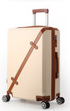 Retro Wheel Suitcase 20"24"28Inch  Women'S Trolley Case Men'S Business Pc + Abs Hard Shell