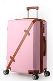 Retro Wheel Suitcase 20"24"28Inch  Women'S Trolley Case Men'S Business Pc + Abs Hard Shell