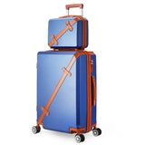 Retro Wheel Suitcase 20"24"28Inch  Women'S Trolley Case Men'S Business Pc + Abs Hard Shell