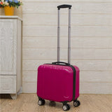 2Pcs Carry On Travel Suitcase Women Laptop Luggage Stripe Pattern Small Luggage 18" Spinner