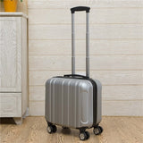 2Pcs Carry On Travel Suitcase Women Laptop Luggage Stripe Pattern Small Luggage 18" Spinner