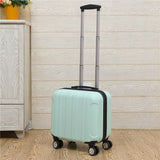 2Pcs Carry On Travel Suitcase Women Laptop Luggage Stripe Pattern Small Luggage 18" Spinner