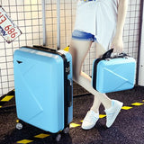 Wholesale!14 26Inches Pink/Green/Purple/Beige Abs Hardside Travel Luggage Bags On Universal