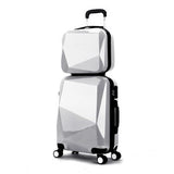 Letrend Women  Rolling Luggage Set Spinner Suitcases Wheel Trolleyvintage Password Travel Bag