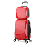Letrend Women  Rolling Luggage Set Spinner Suitcases Wheel Trolleyvintage Password Travel Bag