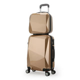 Letrend Women  Rolling Luggage Set Spinner Suitcases Wheel Trolleyvintage Password Travel Bag