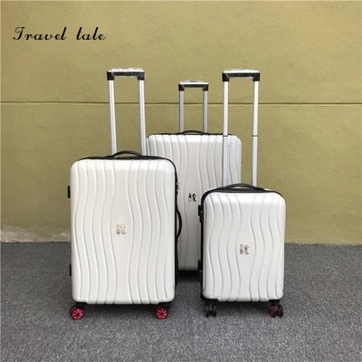 Travel Tale Perfect Appearance Unisex High Quality 20/24/28 Size Pc Rolling Luggage Spinner Brand