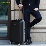 Carrylove Business Luggage Series 20/24 Inch Size On A Business Trip  Pc Rolling Luggage Spinner