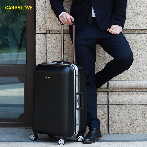 Carrylove Business Luggage Series 20/24 Inch Size On A Business Trip  Pc Rolling Luggage Spinner