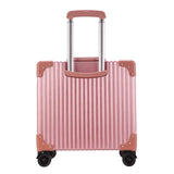 18 Inch Rolling Luggage Spinner Wheels Suitcases Trolley Men Abs+Pc Travel Bag Trunk Student