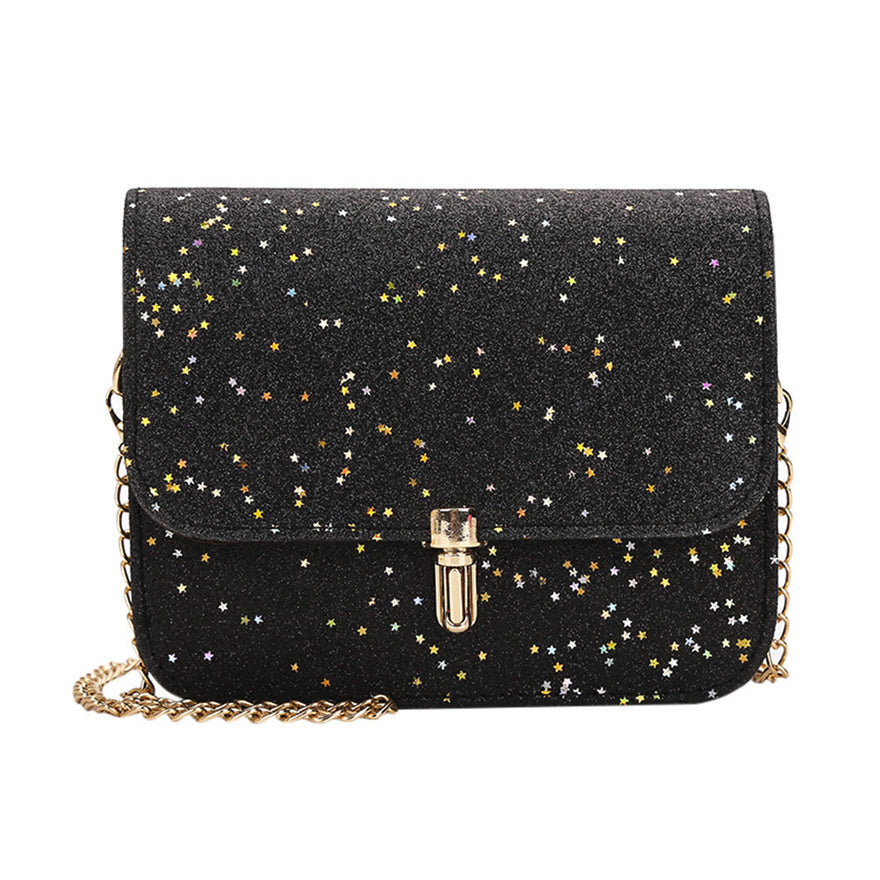 Fashion Women Ladies Bags Crossbody Chain Bling Messenger Shoulder Bag Handbag