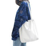 2018 New Shoulder Bag Female High Capacity Women Corduroy Tote Ladies Casual Lady'S Bag Foldable