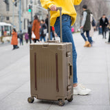 20''24''26''29'' Aluminum Frame Rolling Hardside Luggage  Tsa Suitcases On Wheels Maleta Valise