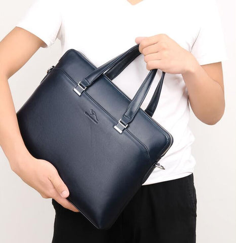 Kangaroo, Male Bag Handbag Business Briefcase Single Shoulder Bag New Men'S Bags Simple