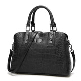 Vintage Crocodile Pattern Women Bag 2018 Ladies Top Handle Bag Pu Leather Sling Bags Ladies High