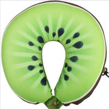 Fruit U Shaped Pillow Car Travel Pillow Cushion Protection Neck Pillow For Travel Nanoparticles