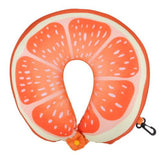 Fruit U Shaped Pillow Car Travel Pillow Cushion Protection Neck Pillow For Travel Nanoparticles