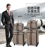 Classic Travel Suitcase Set ,Brand Rolling Luggage Bag,Waterproof Pvc Business Trolley