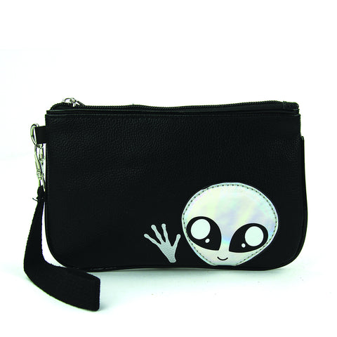 Sleepyville Critters - Friendly Alien Wristlet In Vinyl