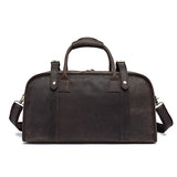Westal Multi-Purpose Men'S Travel Bags Leather Travel Duffle Bag Genuine Leather Men Bags