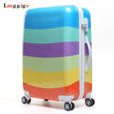 Women Travel Rolling Luggage Case, Girl'S Wheels Suitcase ,Lady Trolley Bag, Gift For Children,