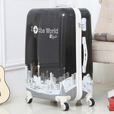 Women Travel Rolling Luggage Case, Girl'S Wheels Suitcase ,Lady Trolley Bag, Gift For Children,