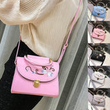 Woman Tote Casual Bags Crossbody Bag Embroidered Leather Handbag Shoulder Bag