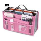 Women Multifunction Travel Cosmetic Makeup Insert Pouch Toiletry Organizer Handbag Storage Purse