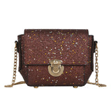 Fashion Women Ladies Bags Crossbody Chain Bling Messenger Shoulder Bag Handbag